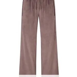 SKIMS Brown Velour Pants